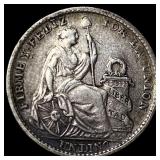 1912 Peru Silver Dinero