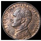 1910 Iatly Bronze 1 Centesimo