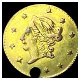 1871 California Gold 1/2 Dollar Token HIGH GRADE