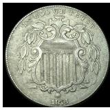 1873 Shield Nickel CLOSELY UNCIRCULATED