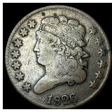 1826 Copper Half Cent LIGHTLY CIRCULATED