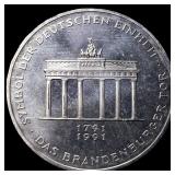 1991A Germany Silver 10 Mark