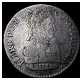 1830 Bolivia Silver 1 Sol