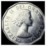 1953 Canada 5 Cents