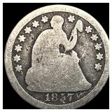 1857-O Silver Half Dime NICELY CIRCULATED