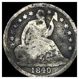 1840-O Silver Half Dime NICELY CIRCULATED