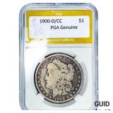 1900-O/CC Morgan Silver Dollar PGA Genuine