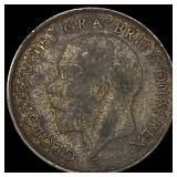 1921 Great Britain Silver 1 Shilling