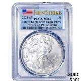 2025 Silver Eagle PCGS MS69