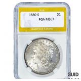 1880-S Morgan Silver Dollar PGA MS67