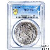 1893-CC Morgan Silver Dollar PCGS G06