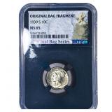 1939-S Mercury Silver Dime NGC MS65