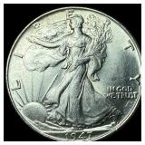 1947 Walking Liberty Half Dollar CHOICE BU