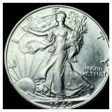 1940-S Silver Walking Liberty Half Dollar UNCIRCUL