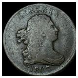 1807 Draped Bust Half Cent LIGHTLY CIRCULATED