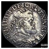 Italian States Npoli Philip II 1556-1598 Silver T