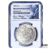 1884-O Morgan Silver Dollar NGC BU