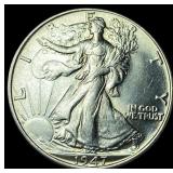 1947 Silver Half Dollar GEM BU