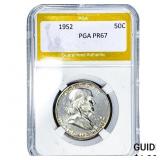 1952 Franklin Half Dollar PGA PR67