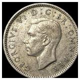 1948 Great Britain Silver 6 Pence