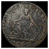 1799 Ireland Copper Halfpenny Hard Times Token