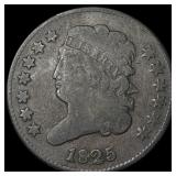 1825 Classic Head Half Cent HIGH GRADE