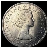 1963 Great Britain Copper Nickel Half Crown