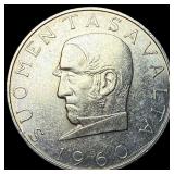 1960 Finland Silver 1000 Markkaa