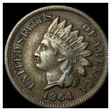1864 Indian Head Cent (Bronze) NEARLY UNCIRCULATED