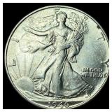 1946-S Silver Half Dollar Walking Liberty GEM BU