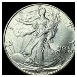 1947-S Silver Walking Liberty Half Dollar UNCIRCUL