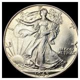 1945 Silver Half Dollar GEM BU