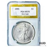 1995 Silver Eagle PGA MS70