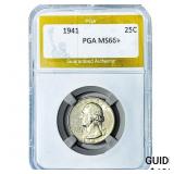 1941 Washington Silver Quarter PGA MS66+