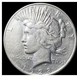 1928 Peace Silver Dollar CHOICE AU