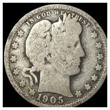 1905 Barber Quarter NICELY CIRCULATED