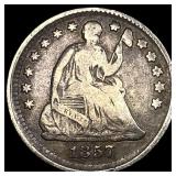 1857 Seated Liberty Half Dime NICELY CIRCULATED