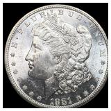 1881-S Silver Morgan Dollar CHOICE BU