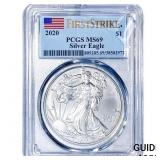 2020 Silver Eagle PCGS MS69