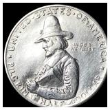 1920 Silver Pilgrim Tercentenary Half Dollar UNCIR