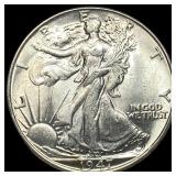 1947-S Silver Half Dollar GEM BU