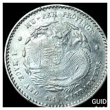 1895-1907 China, Hu Pei Province 20 Cents