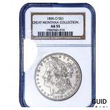 1896-O Morgan Silver Dollar NGC AU55