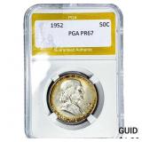 1952 Franklin Half Dollar PGA PR67