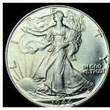 1944-S Silver Walking Liberty Half Dollar UNCIRCUL