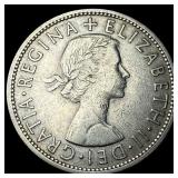 1955 Great Britain Copper Nickel Half Crown