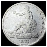 1877-S Silver Trade Dollar NEARLY UNCIRCULATED