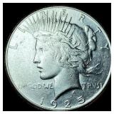 1925-S Silver Peace Dollar CHOICE AU