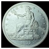 1877-S Silver Trade Dollar CLOSELY UNCIRCULATED
