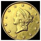1849 Gold $1 Type 1 CLOSELY UNCIRCULATED